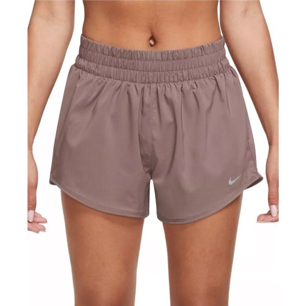 Nike Women's One Dri-FIT High-Waisted 3" Brief-Lined Shorts Size XS New